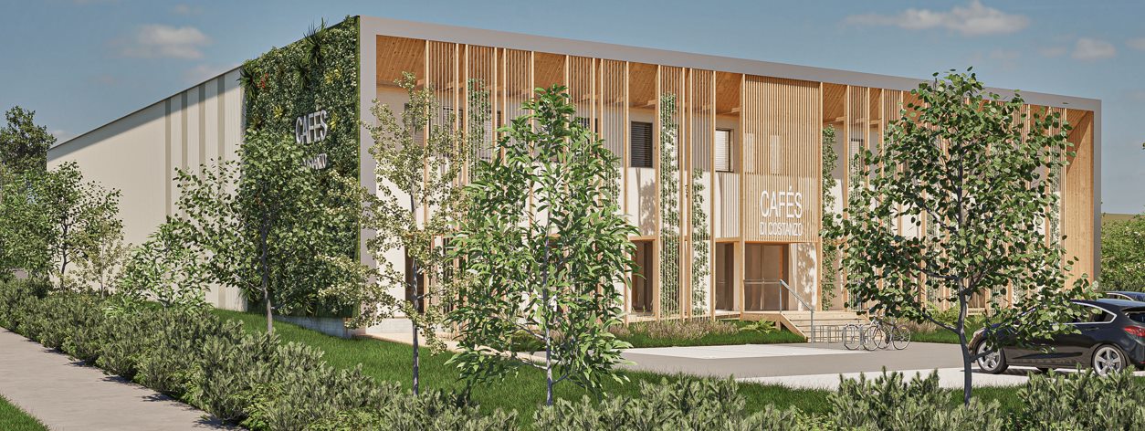 Brûlerie, boutique et bureaux Cafés Di Costanzo, L'Isle-Jourdain